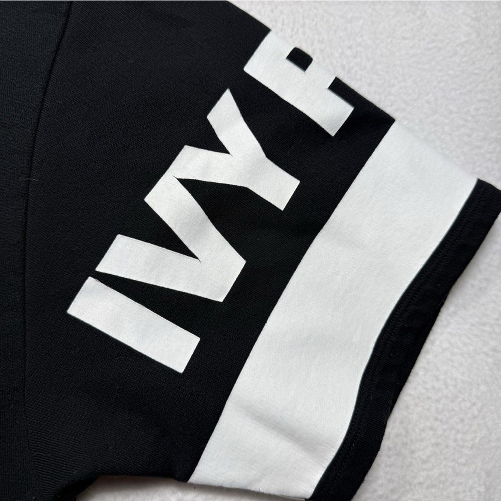 IVY PARK Black Hoodie with White Sleeve Accents size M - Picture 4 of 6